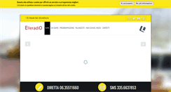 Desktop Screenshot of elleradio.it